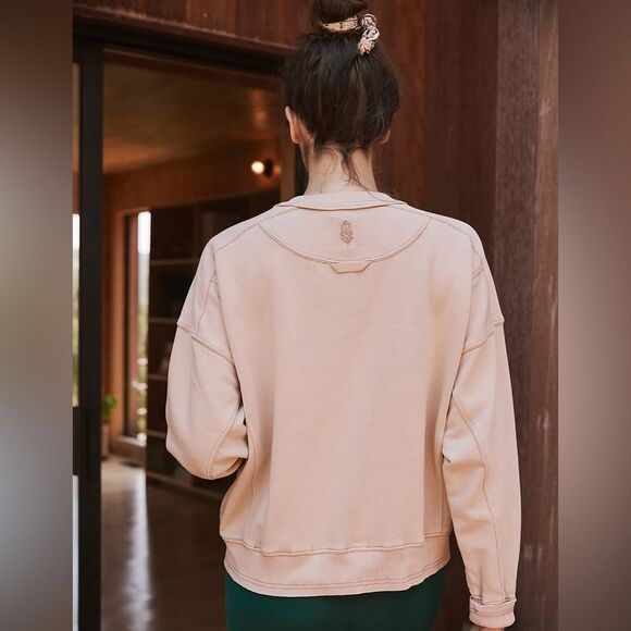 Free People Movement x HATCH Intercept Pullover Sweatshirt Medium Maternity NWT - Picture 2 of 14